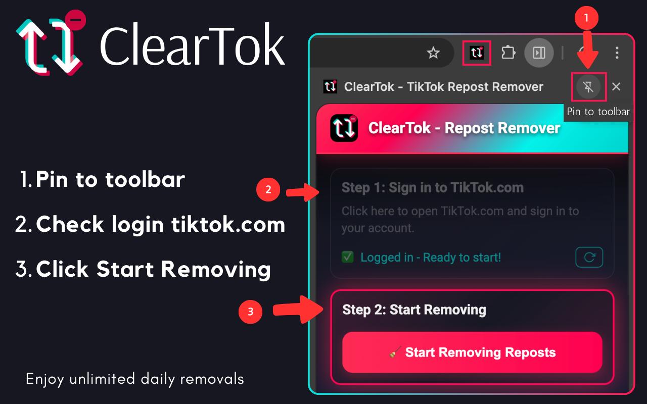 Cómo usar ClearTok para TikTok